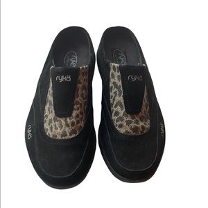 Ryka black slip on shoes
